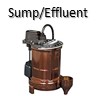 Effluent Small Solids Handling Pumps are great for sump basins because they handle pea gravel and other small spherical solids.